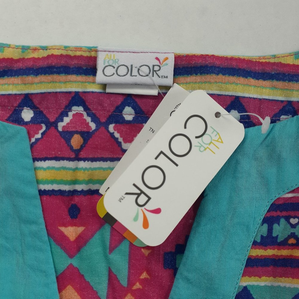 All For Color Aztec Print Hadley Tunic - Picture 5 of 7